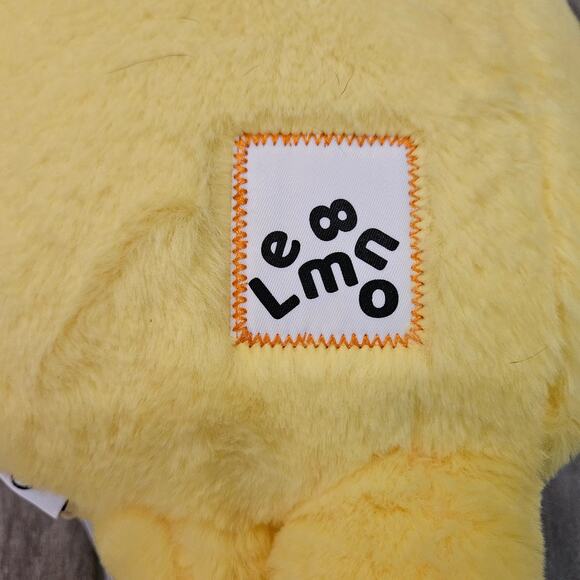 Lemon8 Sleepy Lemo Plush Toy Yellow Lemon Shaped Collectible Promo Plushie NEW - Picture 6 of 10